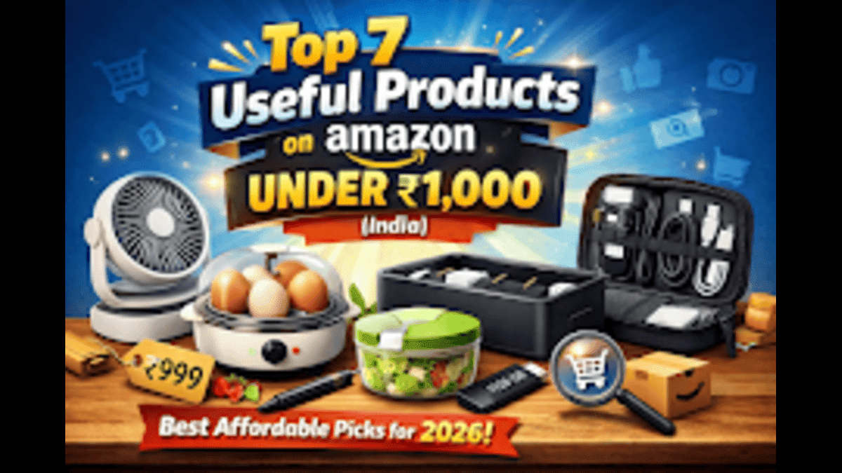 Top 7 Useful Products on Amazon Under ₹1,000 (India) –Buying Guide Top 7 Useful Products on Amazon Under ₹1,000 (India) –Buying Guide